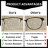 Blue Light Filtering Reading Glasses 5 Pack, Metal Half-Frame Spring Hinges Readers for Men, Anti Glare UV Protection