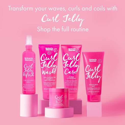 Umberto Giannini Curl Jelly Refresh, Curl Refreshing Styling Spray for Defined Curls, 5 fl Oz