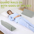 ROYALAY Adjustable Bed Divider for Co Sleeping Adults, Bed Rails with Adjustable Strap, Back Pillow for Sleeping, Foam