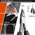 Konovo Ingrown Toenail Tool Kit 9 Pcs, Large Toenail Clipper for Ingrown Toenail Treatment/Thick Nails