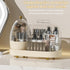 Rotating Makeup Organizer for Vanity, Large Spinning Makeup Storage with Brush Holder, 15x11''