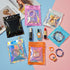 100 Pieces Resealable Smell Proof Bags - 4 x 6 Inches Foil Pouch Bags, Clear Food Storage Plastic Packaging Mylar Bags