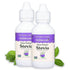 Nunaturals Clear Extract NuStevia, Plant-Based Sweetener, 2 Pack, 2 oz, Plastic