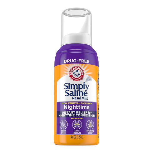 Simply Saline Extra Strength Nighttime Saline Mist for Restful Sleep