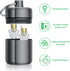 Ear Plug Carrying Case Keychain (2 Pack), Small Waterproof Metal Earplug Holder Container for Earplugs and Pills