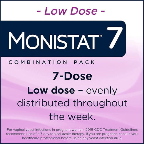 Monistat 7 Day Yeast Infection Treatment for Women, 7 Miconazole Cream Applications with 7 Disposable Applicators, 2