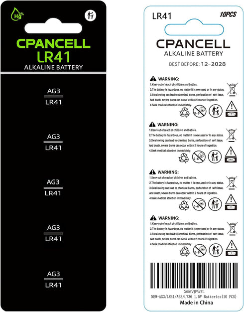 L1154f Battery AG13 L1154 LR44 SR44 A76 Button Batteries Alkaline Coin Cell (20 Count)