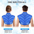 Chenove Ice Pack for Shoulders, Upper Back Pain Relief Wrap, Neck and Shoulder Gel Pack, Reusable Cold Compression