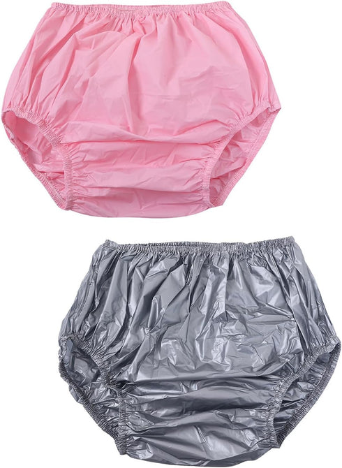 YUSHTPO Adult Incontinences Pants Water Resistant Reusable Diaper Covers Leakproof Underpant Pull On Underwear