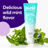 BURST Fluoride Free Toothpaste - Whitening Toothpaste for Stain Removal, Sensitive with Xylitol, Wild Mint