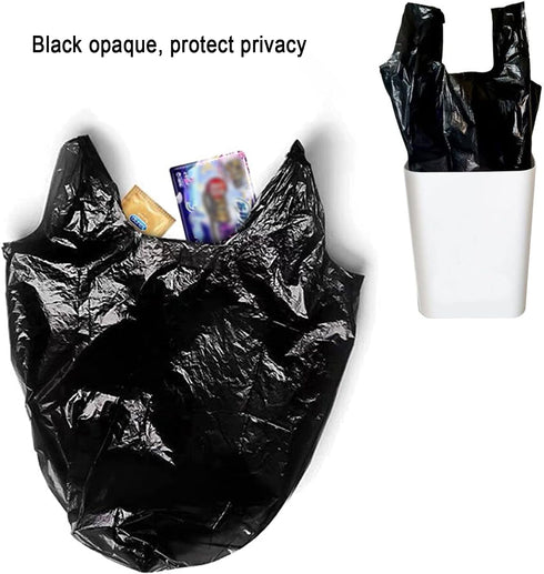 Small Trash Bags, Strong Black Garbage Bags, Unscented Thicken Bin Liner for Bedroom Home Kitchen, 6 Gallon, 120 Count