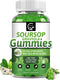 Organic Soursop Graviola Gummies, 2200mg Extra Strength, Zinc & Vitamin C, 60 Gummies, Vegan