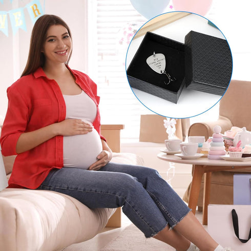 hoeslaw Pregnancy Announcement Gifts, Fishing Hook with Box for Surprise Announcement Present, Special Surprise