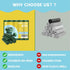 UNMEEE 10 120 Counts Gallon Trash Bags Extra Strong Tall Garbage Bags, Biodegradable Wastebasket Liners for Kitchen