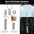 Extended Small Pill Case Necklace Titanium Mini Pill Case with Necklace Chain Tiny Pill Container for Men Waterproof Pill Holder Emergency Aspirin & Nitro Pill Case