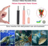 2 Pack Reusable Metal Straws, Collapsible Stainless Steel Drinking Straw, Travel Portable Telescopic Straw with Case,