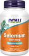 NOW Foods Selenium (L-Selenomethionine) 100 mcg, Essential Mineral, 250 Tablets