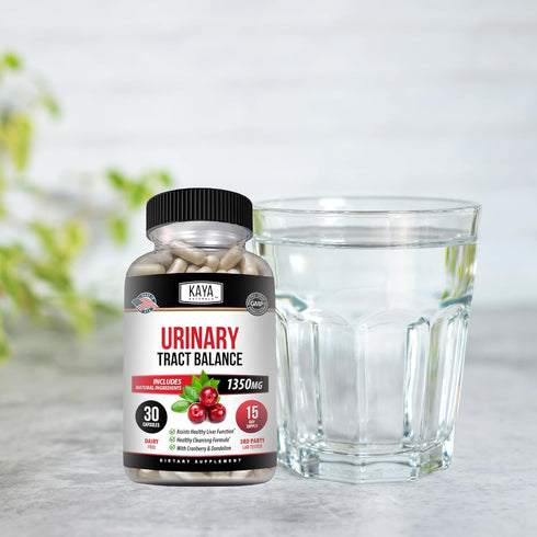 Kaya Naturals D-Mannose - Urinary Tract Cleanse & Bladder Health - Made with Cranberry, Hibiscus & Dandelion Root
