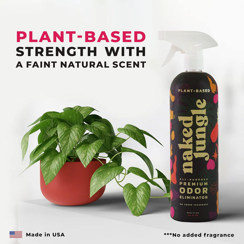Naked Jungle Plant-Based Odor Eliminator, 24 Fl Oz