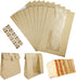 ZHJISHGUO 60 Pcs Bread Bags with Window - Large Kraft Paper Bakery Bags