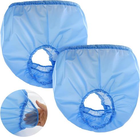 Unisex Washable Adult Diaper Cover, Rubber Plastic Pants Waterproof Reusable, Advanced Anti-Leak