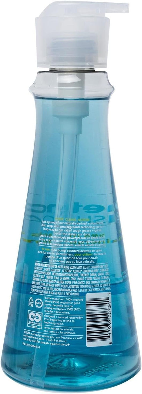 method Dish Soap Pump, Sea Minerals, 18 oz Bottle