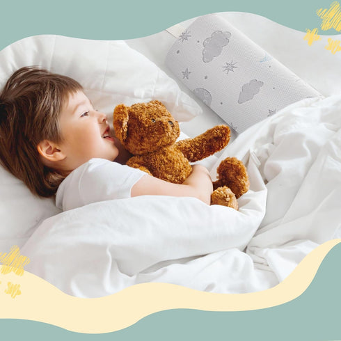 Kohentact Bed Rail Bumpers for Toddlers - Foam Guard with Adjustable Safety Straps & Non-Slip Grip, Breathable Air