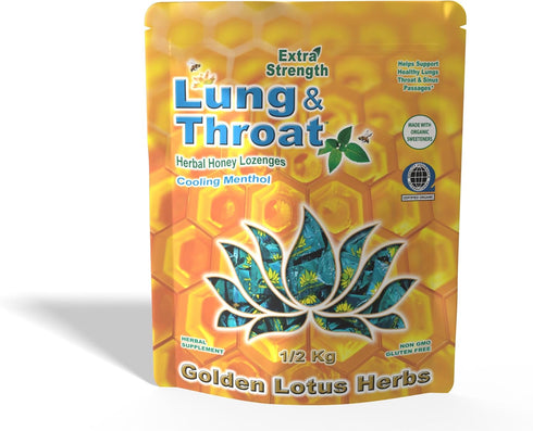 Lung & Throat Herbal Lozenges - QAI Certified Organic - (0.5-Kilo)