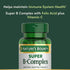 Immune 150 Nature's Bounty Super B Complex Vitamins with Vitamin C & Folic Acid, Vitamins for & Cellular Energy