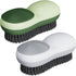 Laundry Stain Brush 2 Pack, Two-Side Soft Bristle Scrub Brush for Stain Removal, Silicone Household Washing Brush