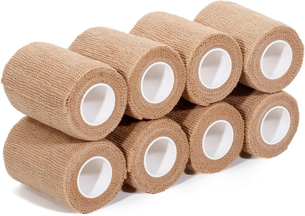 JHGIC Self Adhesive Bandage Wrap,Bandage Tape,Medical Tape,Vet Tape,Athletic Tape Gauze,for First Aid,Sports, Wrist,