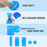 Reusable Gel Ice Packs for Injuries, Hot & Cold Compress, Pain Relief, Flexible Therapy, 5 Pack - Blue