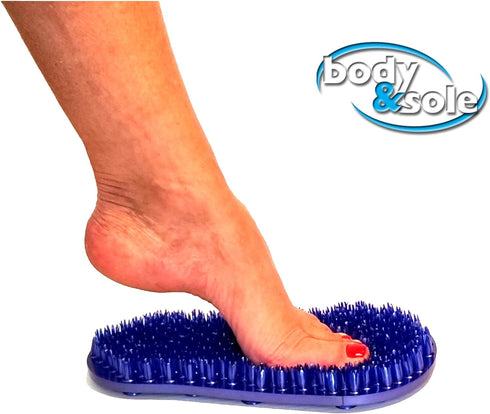 Soapy Soles Pearl Blue Foot Scrubbing Pad & Massager