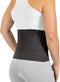 BraceAbility Elastic Low Back Brace - Compression Support Belt for Sciatica, Herniated Disc, Workouts, XL