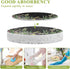 YEGAME 3 Pack Herbal Wildflower Kitchen Scrub Sponges, Pop-up Kitchen Cleaning Sponges Reusable Dish Washing Sponges
