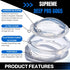 Cupping Warehouse Supreme 4 DEEP PRO 6065 Cup - 4 Sizes Cupping Therapy Sets for Professional and Self Care