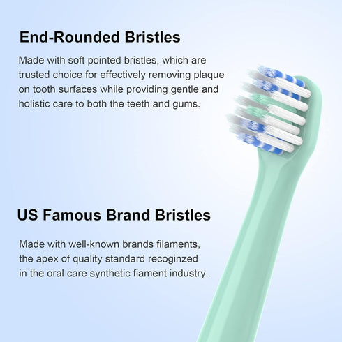 Replacement Toothbrush Heads 10 Pack Compatible with Colgate Hum Smart Battery Electric Toothbrush