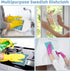 6 Pack Swedish Dishcloths for Kitchen, Reusable Paper Towels, Washable Absorbent Cellulose Sponge Cloths