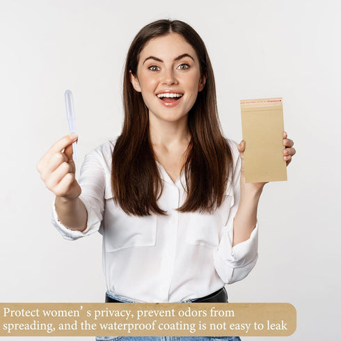 Saypacck 100 5.91" 3.15" Pcs Tampons Disposal Bags Sanitary Napkin Disposal Bags Bulk Feminine Hygiene Disposal Bag