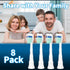 Replacement Toothbrush Heads for Philips Sonicare Electric Toothbrush, Compatible with 12 Pack Replacement Heads