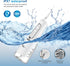 JNGOODS Cordless Water Dental Flosser, 310ml Rechargeable Oral Irrigator with 4 Modes and 4 Jet Tips (White)