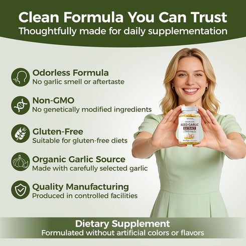 RTQSU 7500mg (1) Aged Garlic Extract - Odorless