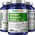 NusaPure Bacopa Leaf Monnieri Extract - 20,000 mg, 180 Tablets (Extract 20:1, Non-GMO)