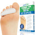 VIVEsole Hammer Toe Corrector, 4pc Cushioned Gel Straightener Loops, Toe Support Cushion Brace for Bunion Foot Relief