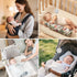 HGJMMX 12-Hour 24 Portable Sound Machine - Perfect for Travel & Baby, White Noise Machine with Battery & Gentle Night