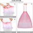 3 Rolls Drawstring Small Trash Bags, 60 Counts 4 Gallon Thicken Garbage Bags for Kitchen Bathroom Office