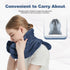 Microwave Heating Pad for Neck and Shoulders - Large Weighted Microwavable Heated Neck Wrap for Pain Relief