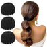 Sizobi 3Pcs Hair Clips for Women, Expandable Hair Bun Maker, Ponytail Holders, Black