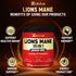 35 in 1 Lions Mane Mushroom Capsules, 20000mg Equivalent with Cordyceps, Reishi, Elderberry, Ginseng - 120 Capsules