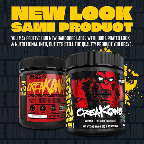Mutant Creakong Advanced Creatine Supplement Powder - Creatine Blend, 300 g - 10.6 Ounce